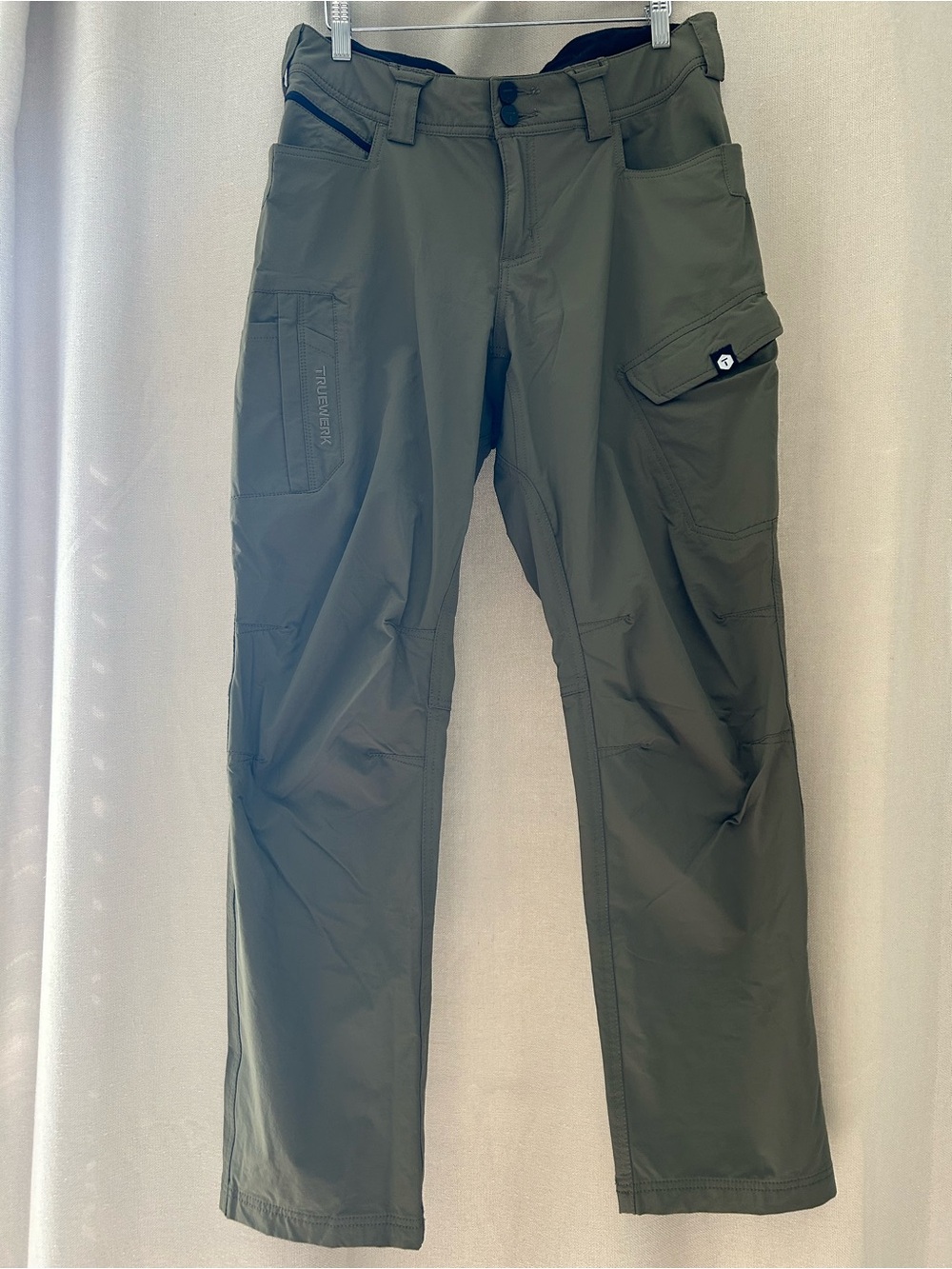 TRUEWERK T2 Women’s Work Pants Size 12 Regular Olive Hiking Utility